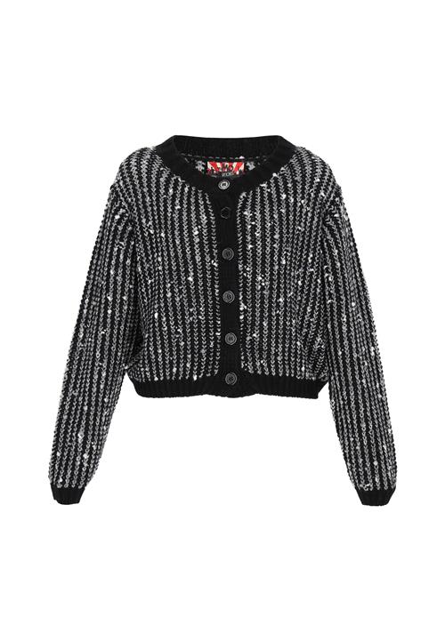 myMo ROCKS Cardigan  sort / hvid