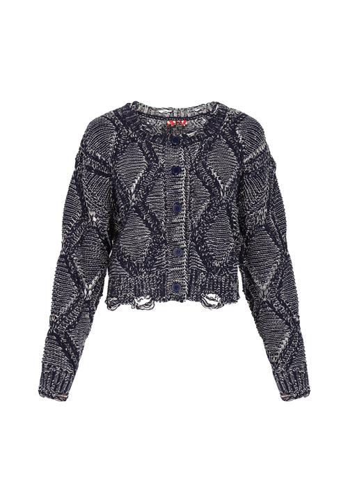 myMo ROCKS Cardigan  sort / hvid