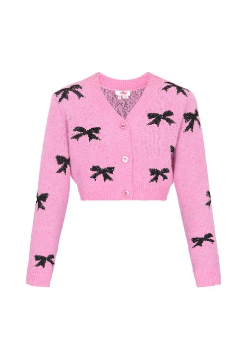 MYMO Cardigan  pink / sort