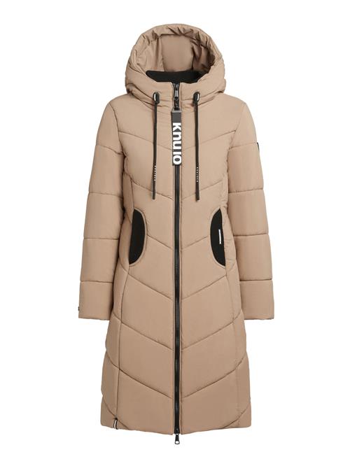 khujo Vinterfrakke 'ARIBAY4 LIGHT'  beige / sort