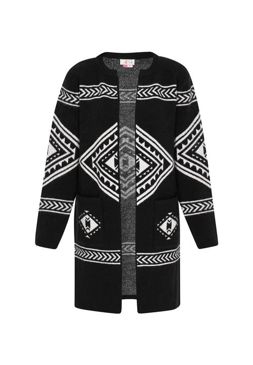 IZIA Cardigan  sort / hvid