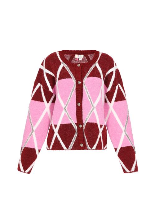 IZIA Cardigan  pink / burgunder