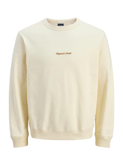 JACK & JONES Sweatshirt 'JORNORREBRO'  karamel / uldhvid