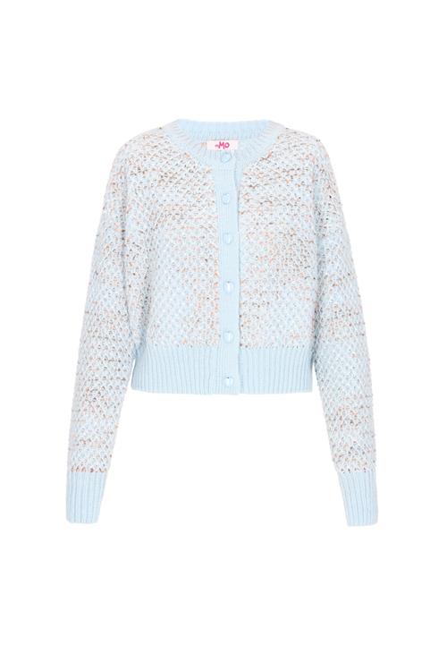 MYMO Cardigan  pastelblå / lyseorange