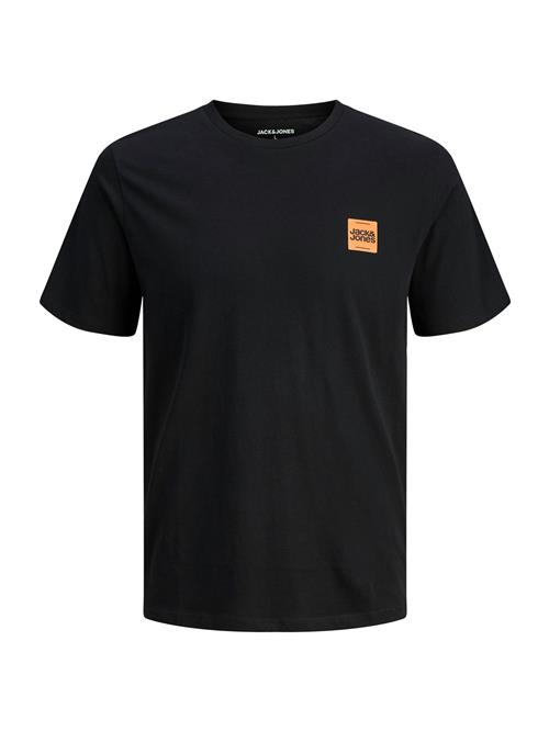 JACK & JONES Bluser & t-shirts 'Brandy'  lyseorange / sort