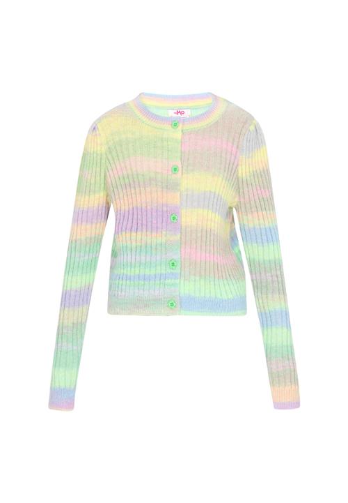 MYMO Cardigan  pastelblå / pastelgul / lime / pastellilla