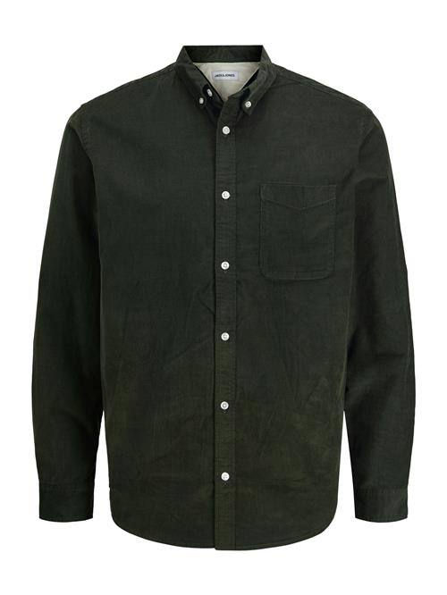JACK & JONES Skjorte 'JJEClassic'  mørkegrøn