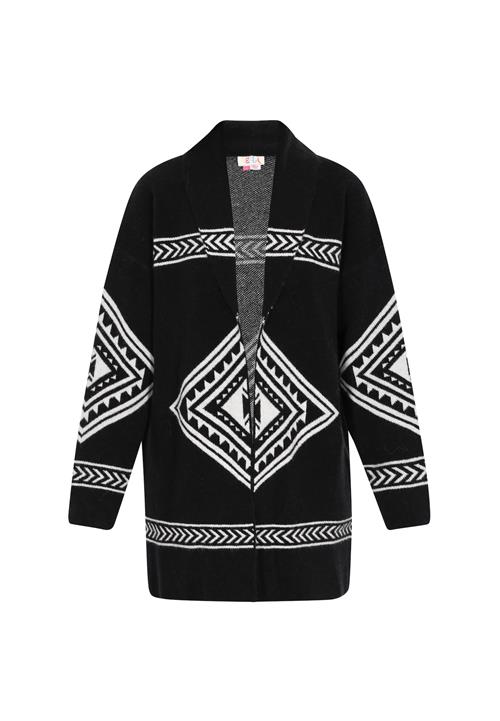 IZIA Cardigan  sort / hvid