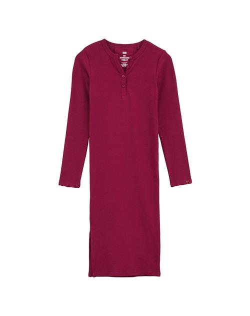 WE Fashion Kjole  burgunder