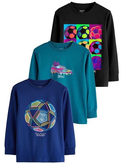 Next Shirts  cyanblå / mørkeblå / sort