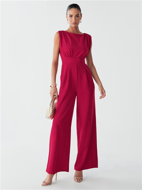 BWLDR Jumpsuit 'Stella'  rubinrød