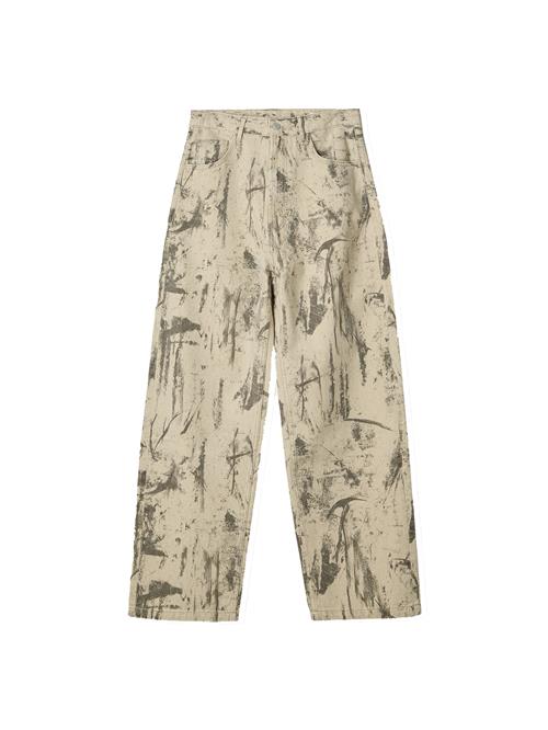 Bershka Jeans  mørkegrå / khaki