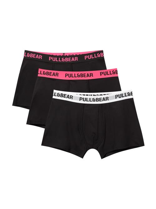 Pull&Bear Boksershorts  grå / magenta / sort / hvid