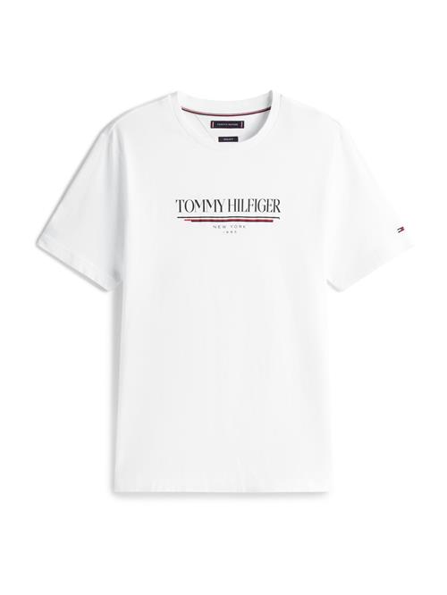 TOMMY HILFIGER Bluser & t-shirts 'BRAND LOVE'  marin / rød / hvid