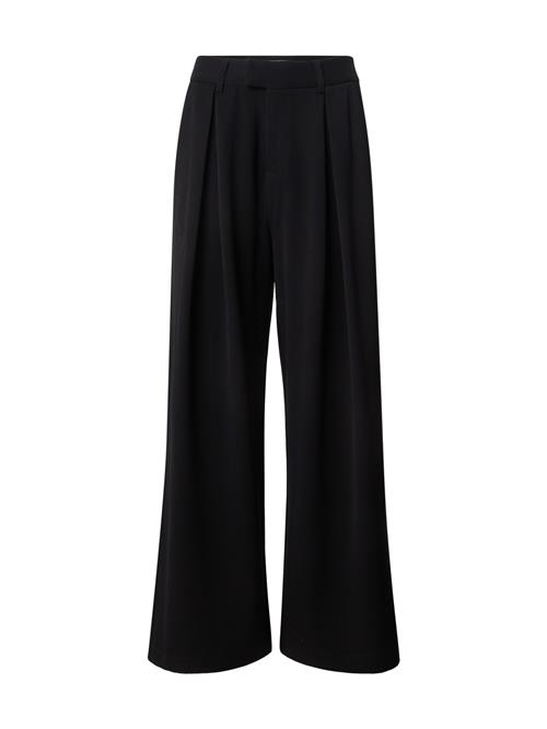 hzl the label Bukser med lægfolder  sort