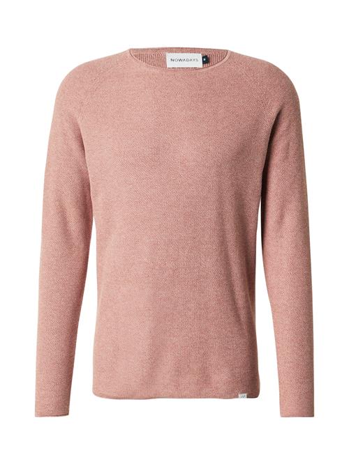 NOWADAYS Pullover 'Honeycomb'  lyserød