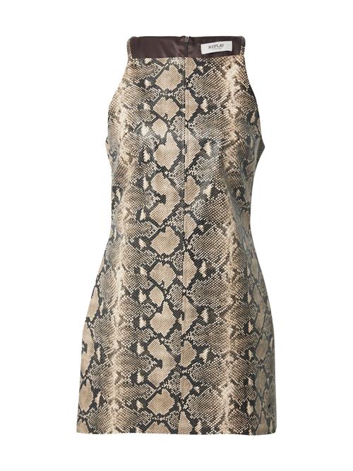 REPLAY Kjole  sand / sort