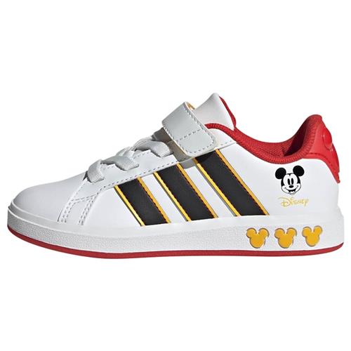 ADIDAS SPORTSWEAR Sneakers 'Grand Court Mickey'  gul / rød / sort / hvid