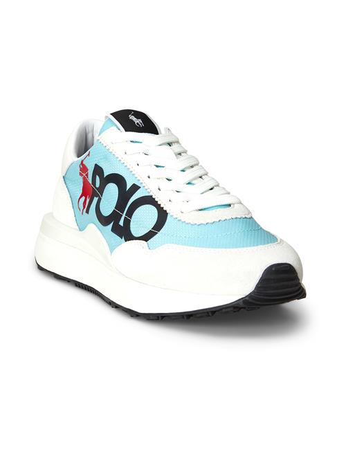 Polo Ralph Lauren Sneaker low 'TRAIN 89'  lyseblå / carminrød / sort / hvid