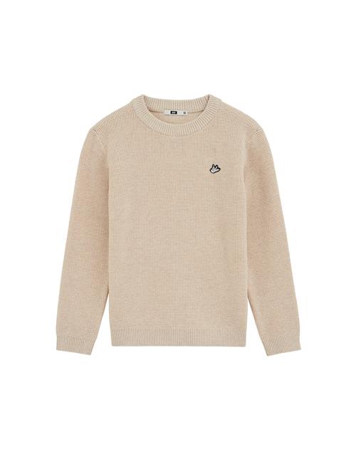 WE Fashion Pullover  beige / sort / hvid