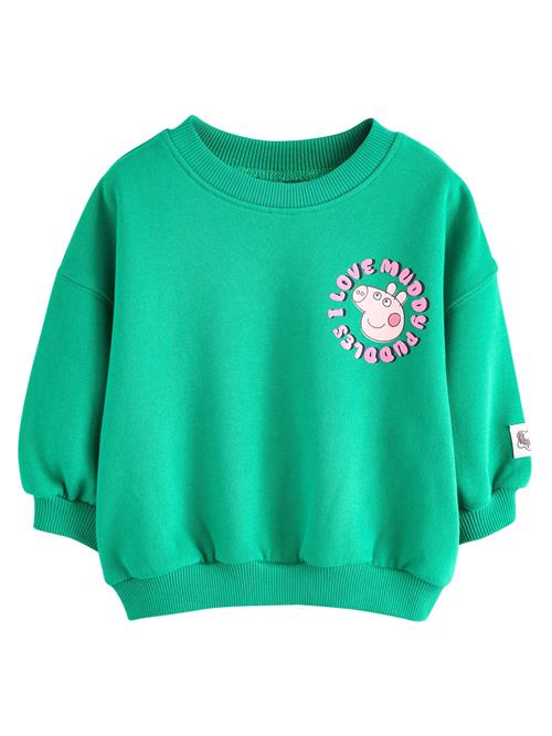 Next Sweatshirt 'Peppa Pig'  lysegul / jade / rød / hvid