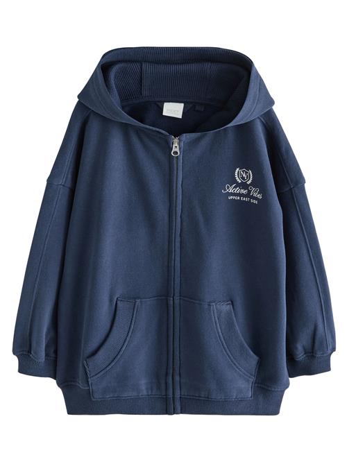 Next Sweatjakke  navy / hvid