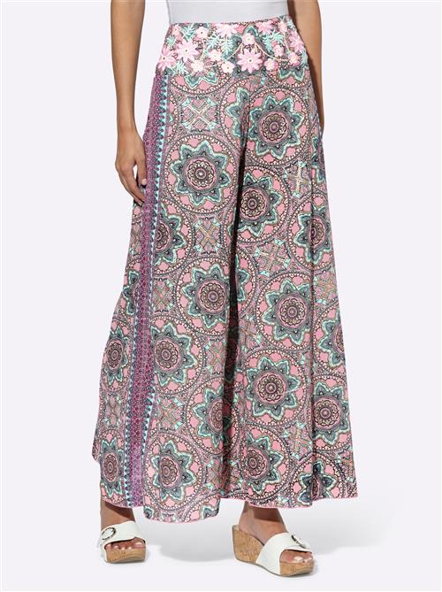 heine Bukser  turkis / lyserød / sort