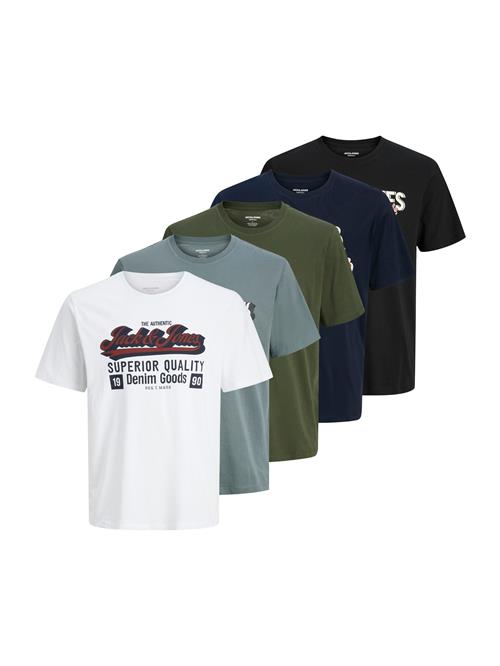 JACK & JONES Bluser & t-shirts  marin / grå / oliven / sort / hvid