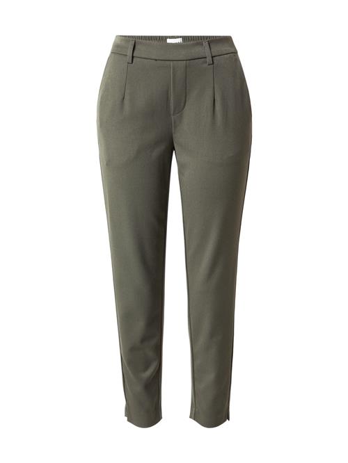 OBJECT Bukser med lægfolder 'OBJLisa'  grøn