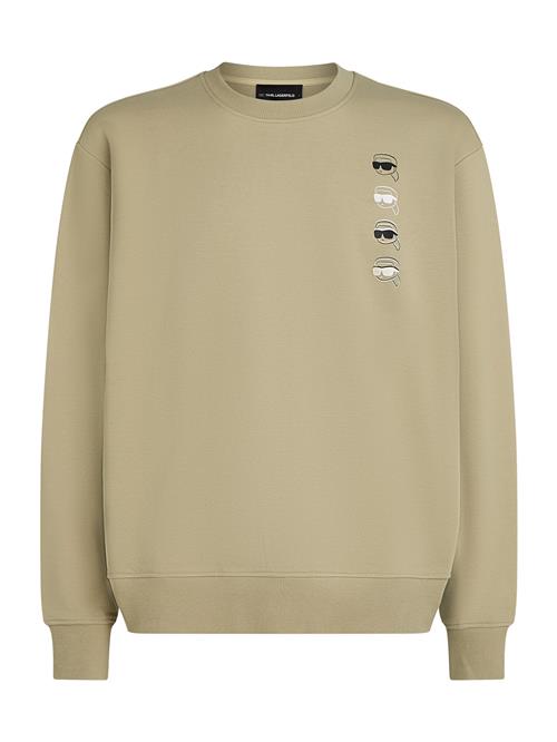 Karl Lagerfeld Sweatshirt  camel / sort / hvid