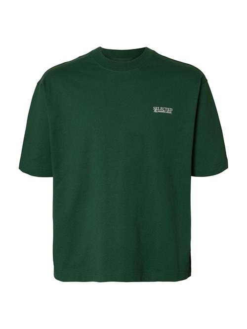 SELECTED Bluser & t-shirts 'SLHNORMAN'  jade / hvid