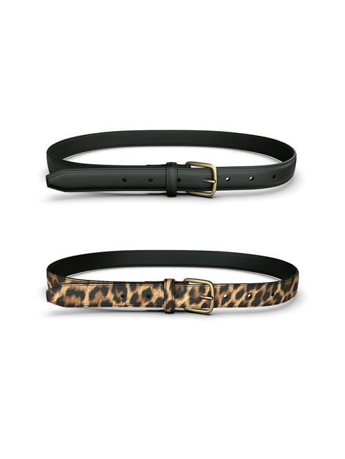 PIECES Bælte 'PCOline'  beige / sort