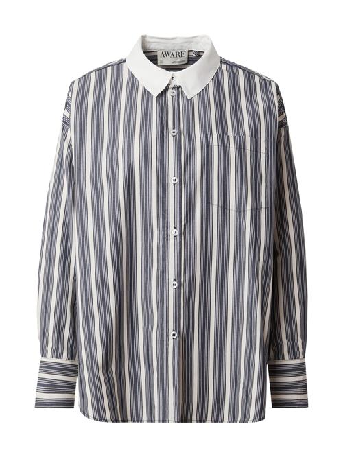 Aware Bluse 'VMPARINA'  sort / uldhvid