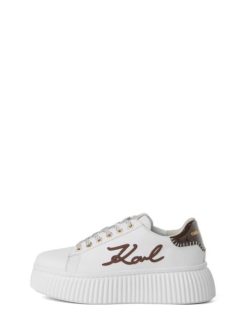 Karl Lagerfeld Sneaker low  brun / hvid