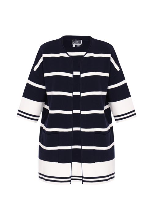 DreiMaster Maritim Cardigan  marin / hvid