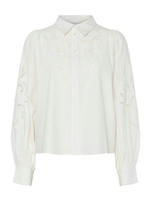 YAS Bluse 'YASZIMIA'  naturhvid