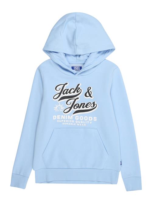 Jack & Jones Junior Sweatshirt  lyseblå / sort / hvid