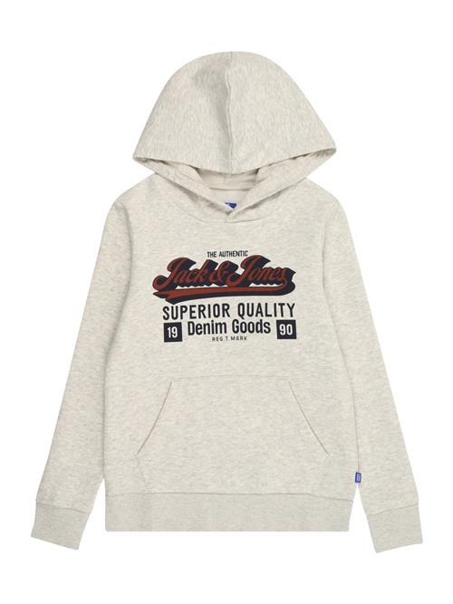 Jack & Jones Junior Sweatshirt  navy / rustrød / hvid-meleret