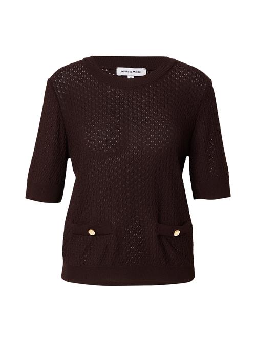 MORE & MORE Pullover  mørkebrun