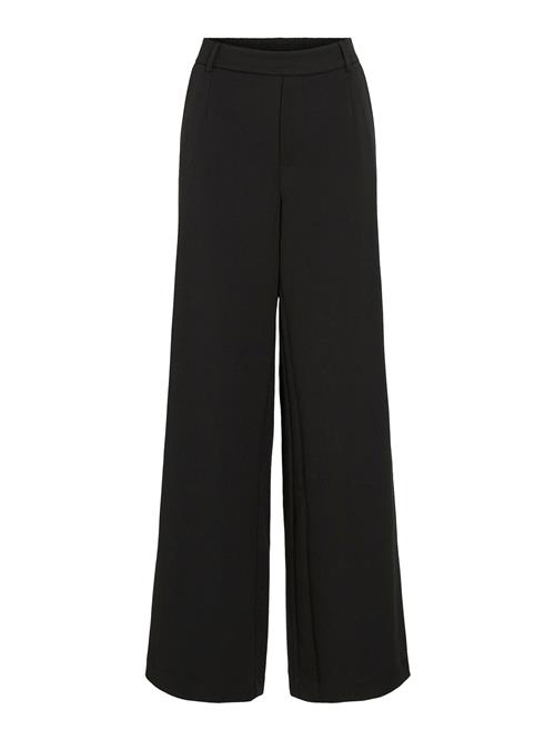 VILA Bukser  lysebeige / sort