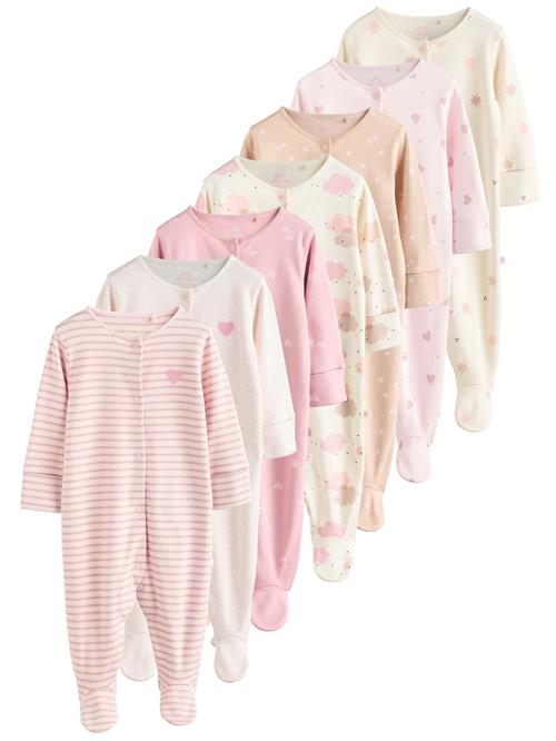 Next Nattøj  pastelgul / lysegul / pastelorange / lyserød / pastelpink / hvid