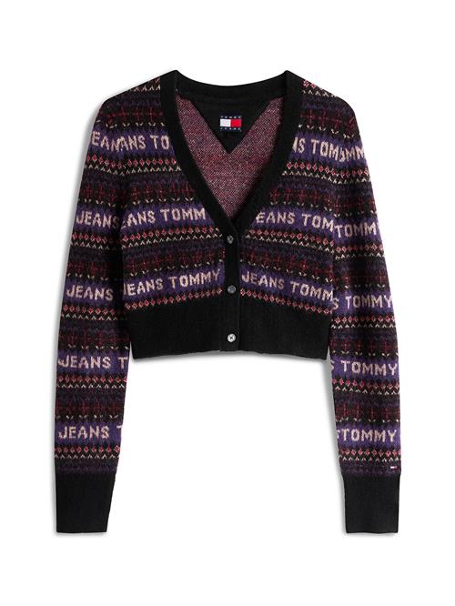 Tommy Jeans Cardigan  lilla / pink / sort