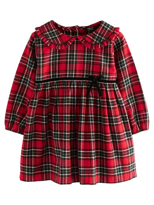 Next Kjole  gul / rød / sort / hvid