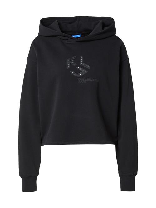 KARL LAGERFELD JEANS Sweatshirt  gran / sort