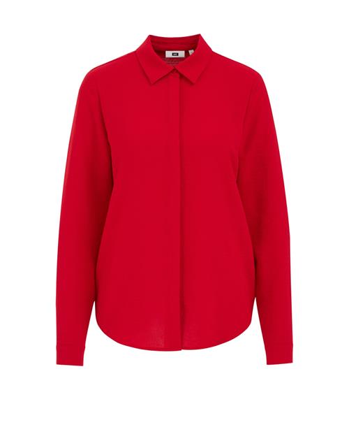 WE Fashion Bluse  brandrød