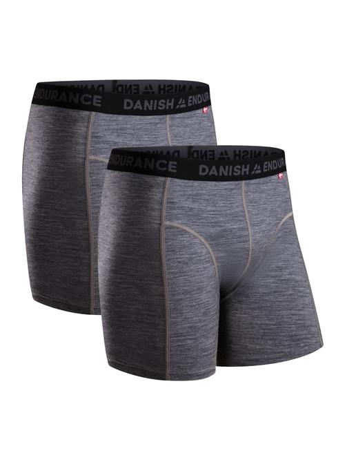 DANISH ENDURANCE Boksershorts  grå / orange / sort