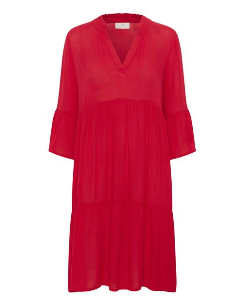 Kaffe Blusekjole 'marianah '  rustrød