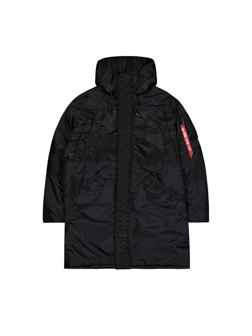 ALPHA INDUSTRIES Overgangsparka  rød / sort / hvid