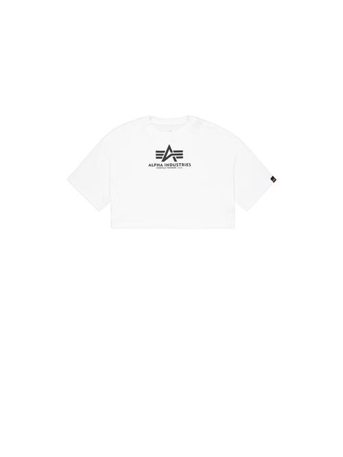 ALPHA INDUSTRIES Shirts  sort / hvid