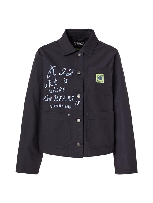 SCOTCH & SODA Overgangsjakke  lyseblå / lysegrøn / sort